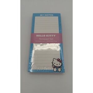 Hello Kitty Notepad Set - My Notes - Stationary - Cute Sanrio Kawaii